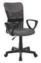 Silla de oficina ejecutiva negra lk