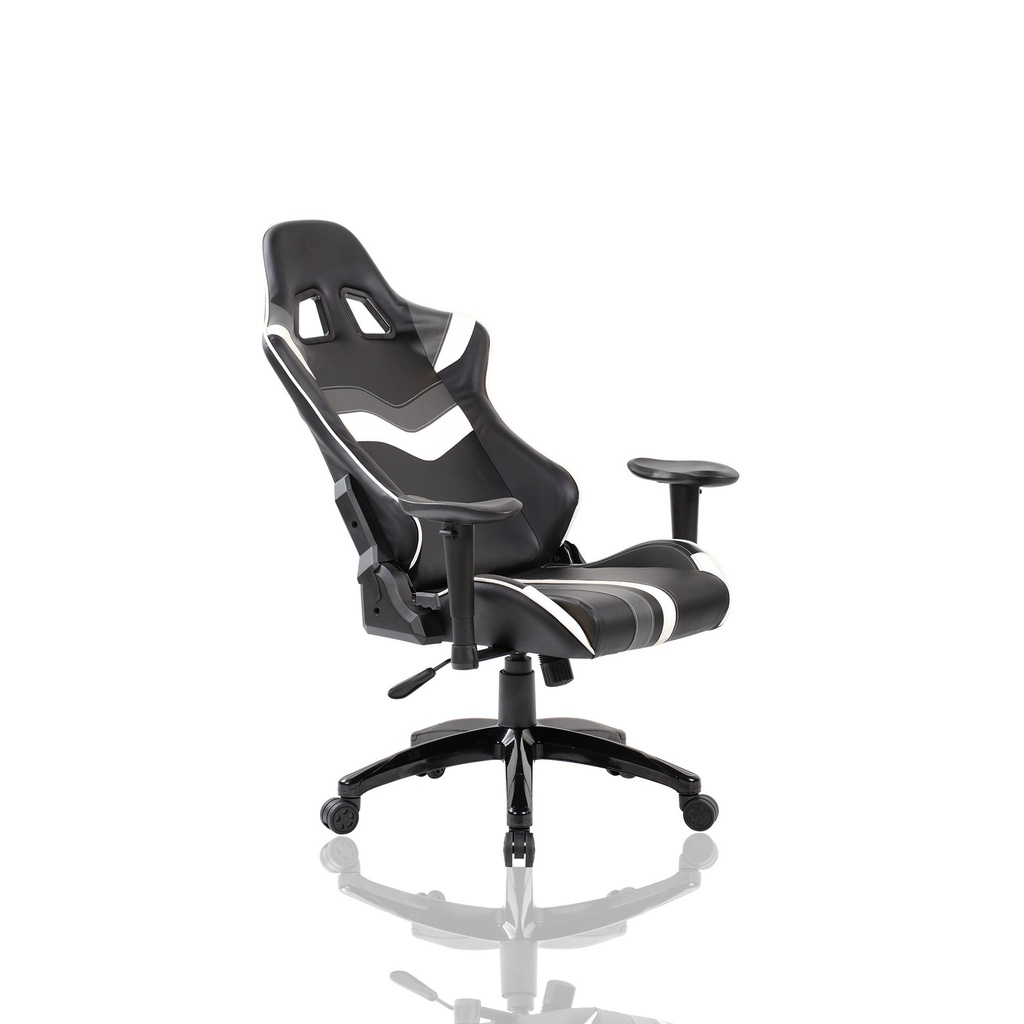 silla gamer mortal blanca