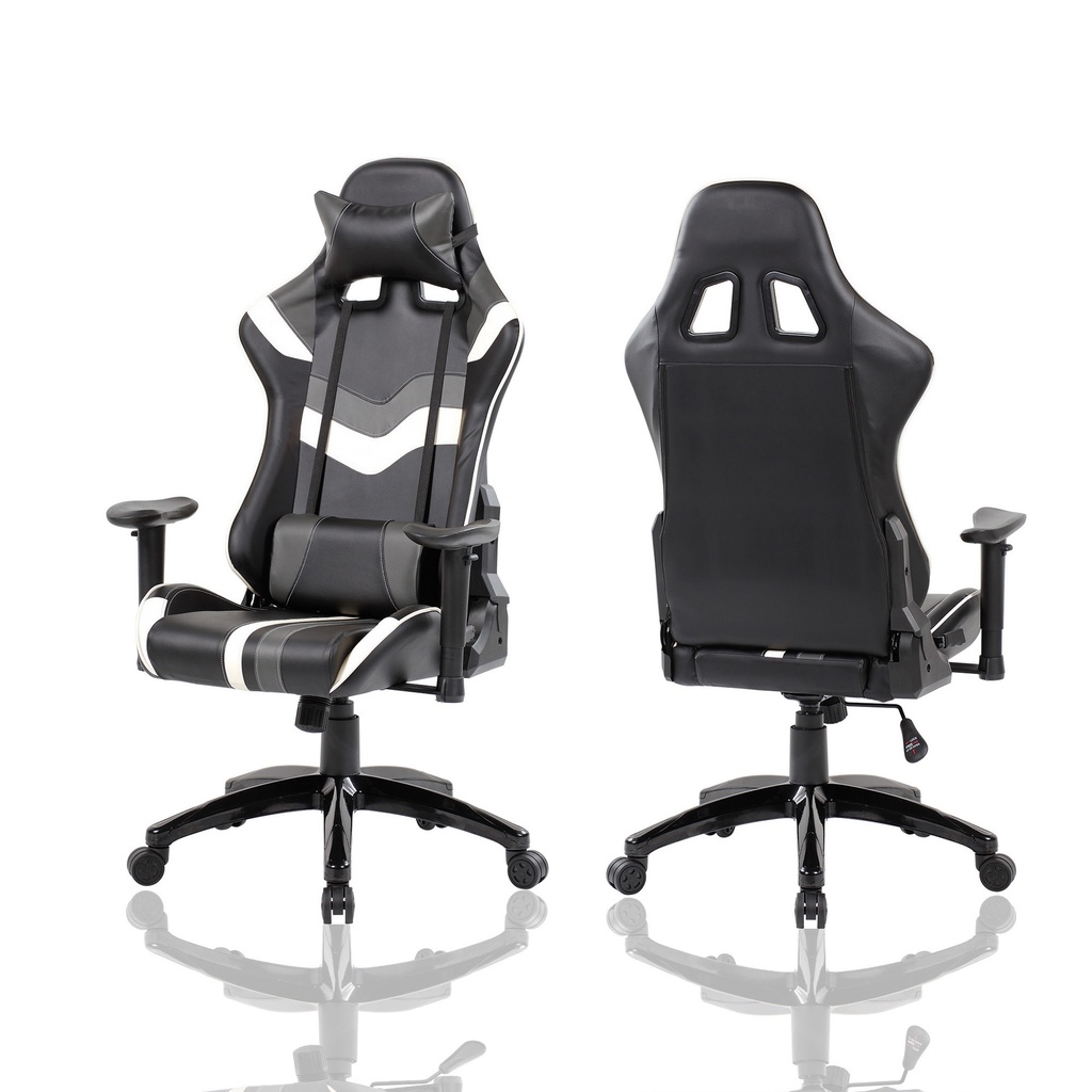 silla gamer mortal blanca