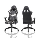 silla gamer mortal blanca
