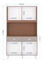 Alacena Manu 8P 172*106*31C