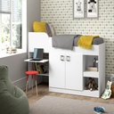 CAMA MULTIFUNCIONAL CJ BLANCO BRILLO FR BLANCO BRILLO