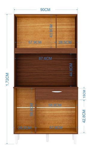 Alacena Magda 6P 172*90*35 C