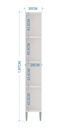 Alacena Vanessa 197*30*26* Blanco