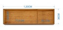 Mueble Aéreo 120* Capuchino Hueso