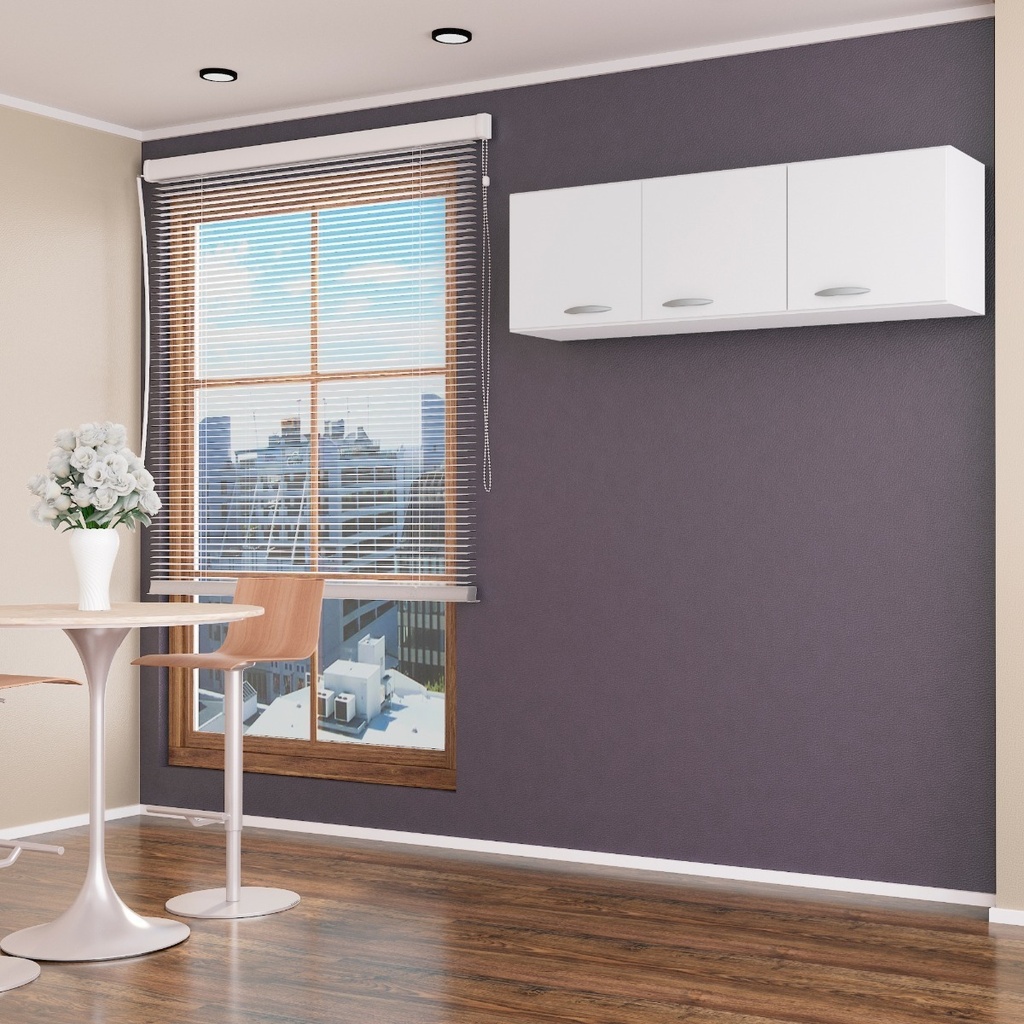 Mueble Aéreo Blanco 36*120*32