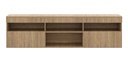 RACK PARIS CON DOS PUERTAS BASCULANTES, TV 65', RUSTIC