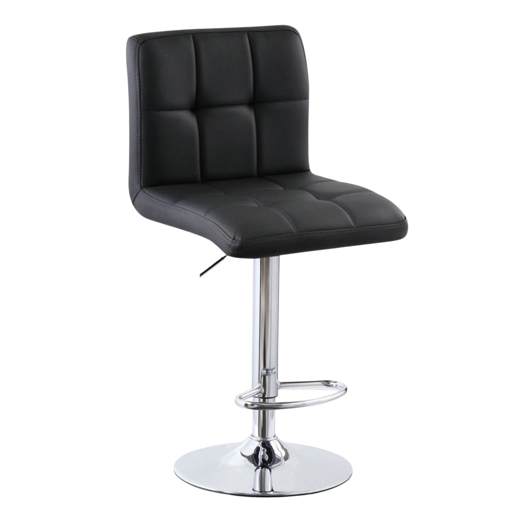 Silla bar Negra