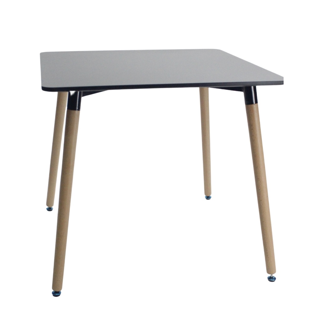 Mesa Eames Cuadrada Negra