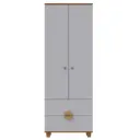 CLOSET MULTI 2P/2C  BLANCO PREMIUN / RUSTIC