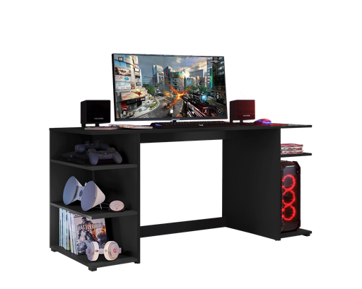 [151068] Escritorio Gamer Mesa De Computo En Madera Negro
