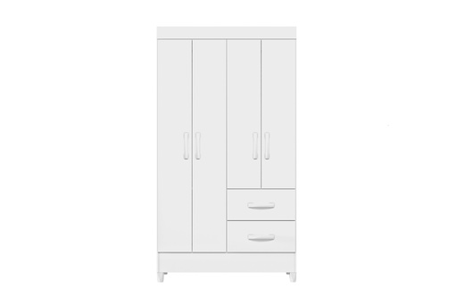 [100401] CLOSET  MOBI 4 PUERTAS BLANCO 