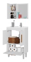 Mueble Conjunto Para Baño Toronto Blanco