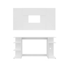 MESA GAMER BLANCO / PANEL TV 55 BLANCO