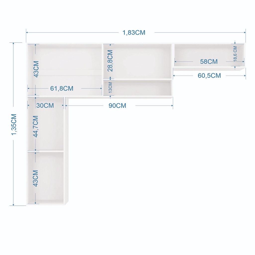 Mueble Superior Anita Blanca