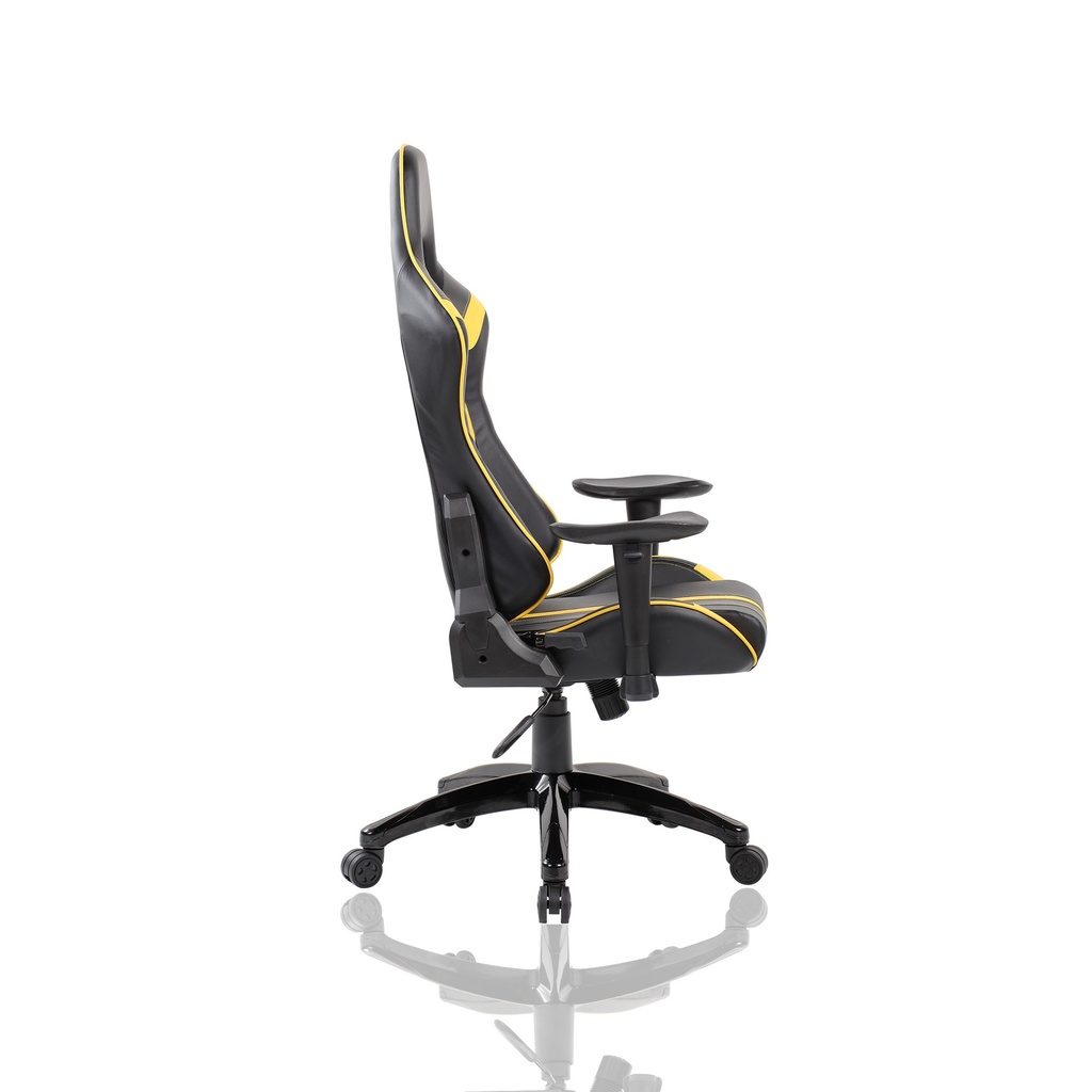 SILLA GAMER MORTAL (AMARILLO-NEGRO)