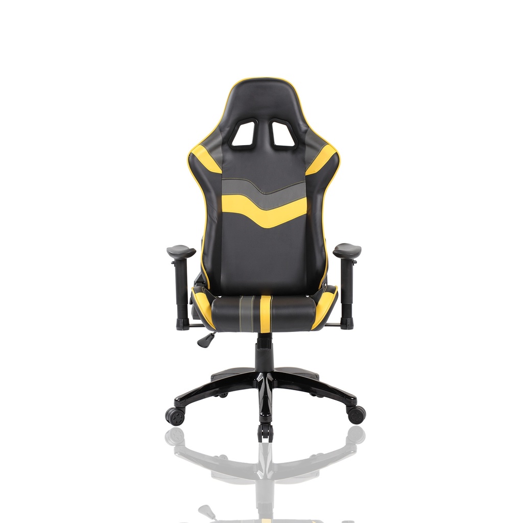 SILLA GAMER MORTAL (AMARILLO-NEGRO)