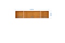Mueble Aereo 36*160*32 Blanco