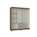 Closet Toquio 6p2c castaño / of white 