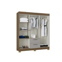 Closet Toquio 6p2c castaño / of white 