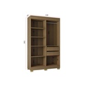 Closet 4P Barcelona Castaño 