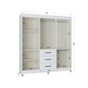 Closet Sevilla 6P/3C Blanco 