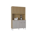 KIT CASSIA 8P Damasco/Acanalado/Off White 