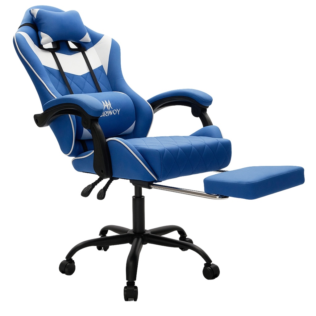 SILLA GAMER SAKAI AZUL CELESTE