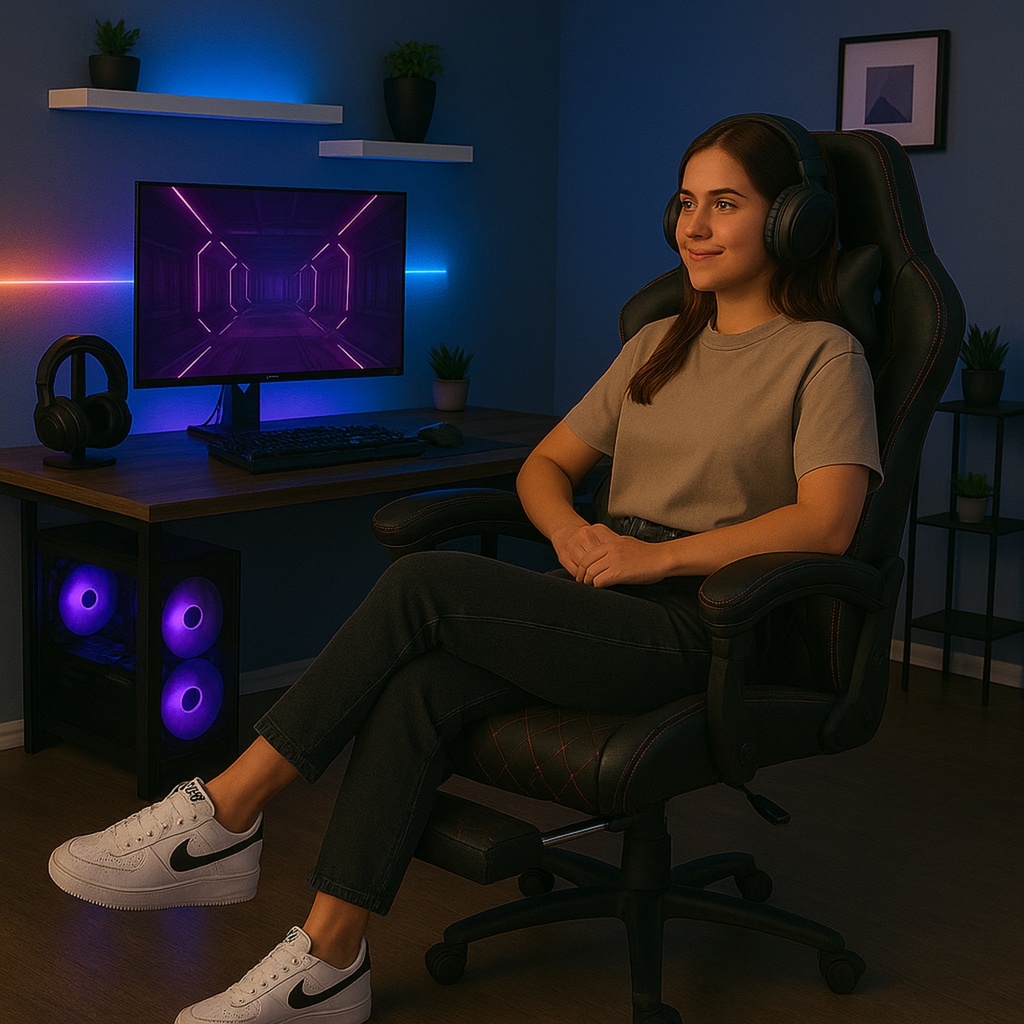 Silla Gamer Sakai Negra