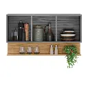 2959 - 8990 - Armario 3 Portas 2959 - Gris e Freijo - FI Frontal Aberto Dec - E-Commerce.webp