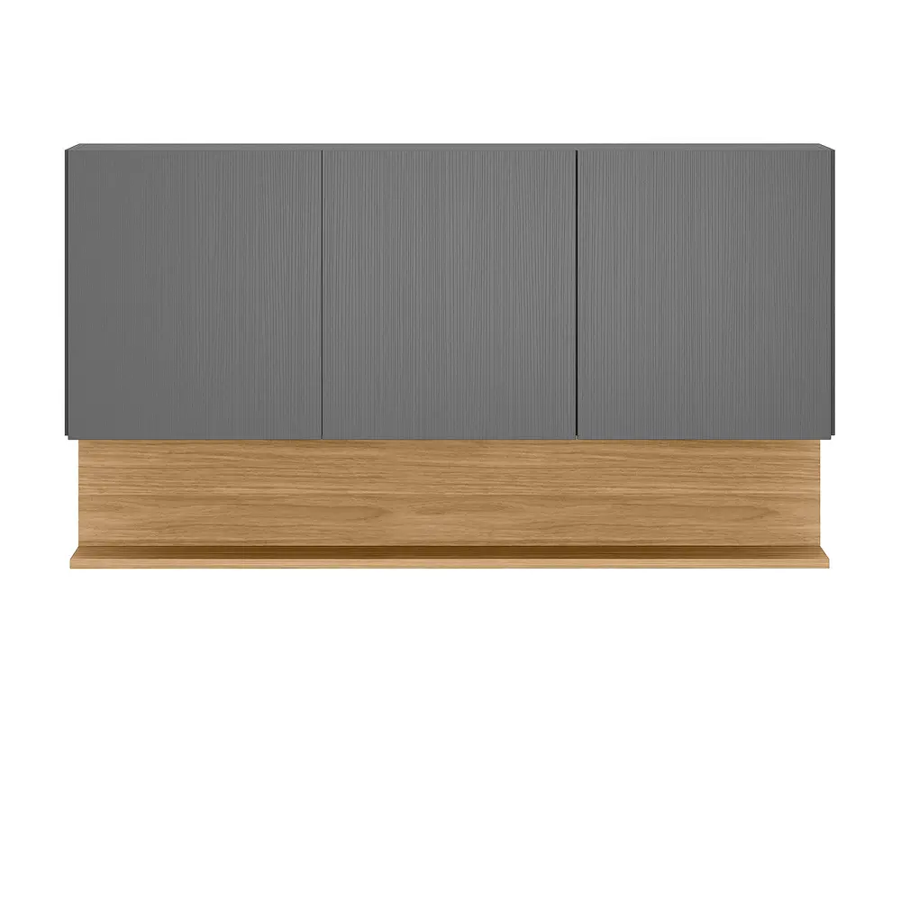 2959 - 8990 - Armario 3 Portas 2959 - Gris e Freijo - FI Frontal - E-Commerce.webp