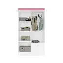 Roupeiro Versa 4P BC White CP Rosa (3).webp