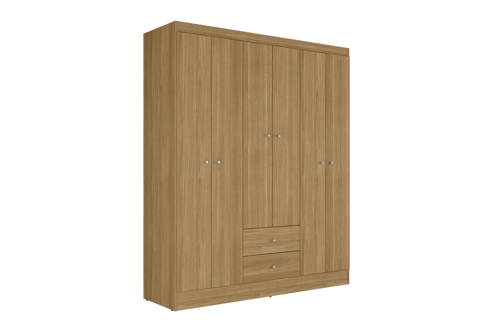 CLOSET VERSA CASTAÑO 6P 153 X 182 X 46.3 CM