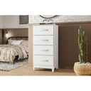 Comoda mobi 4 Cajones blanco 