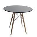Mesa Eames Redonda Negra