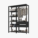 Closet Abierto Negro
