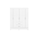 ROPERO MOBI 6 PUERTAS BLANCO/ BIFLEX
