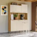 Alacena Genova plus freijo/ soft 121x175x36