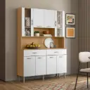 ALACENA GOLDEN 8P, 2C / CASTAÑO - SUPREMO 121 X 173 X 36.3 CM 