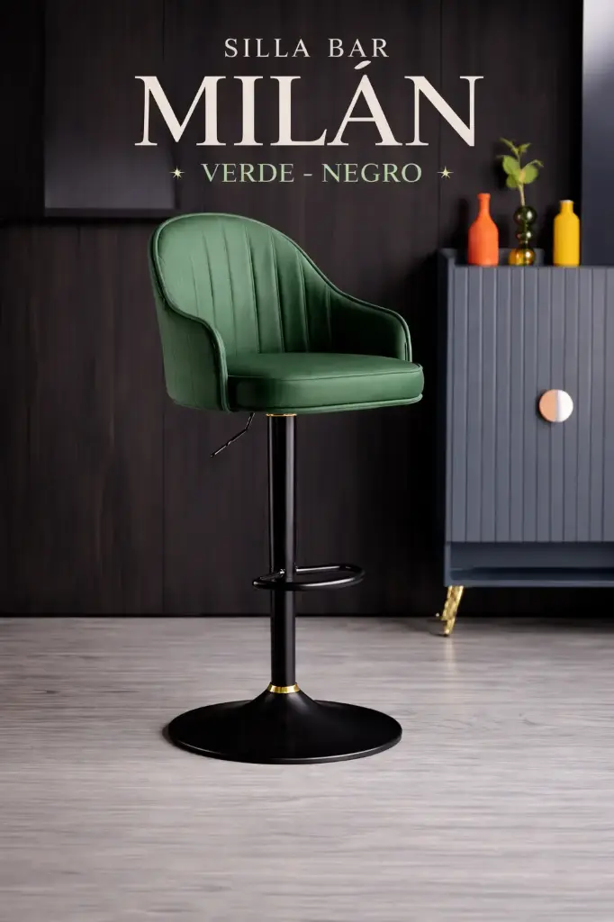Silla Bar Milan Verde