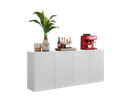 Aparador Buffet 4 Puertas Veneza Color Blanco