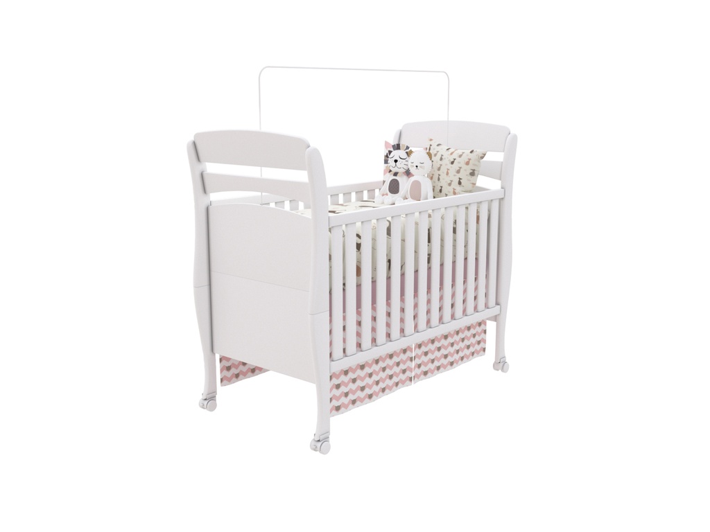 CUNA CRISTAL COM MINI CAMA 154 CM * 75 CM BLANCA