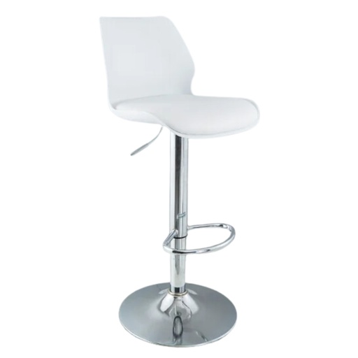 [100187] Silla Bar Bali Blanca