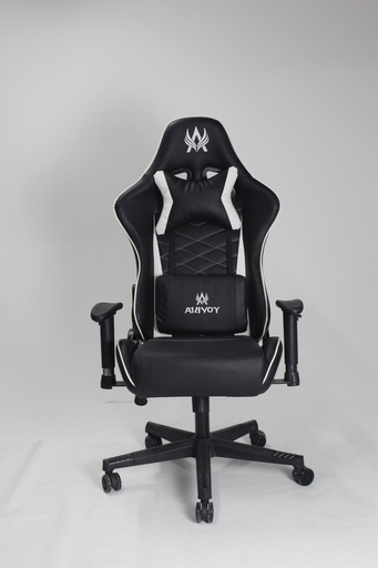 [100244] Silla Gamer Nova Blanco y Negro