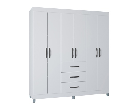 [100372] Closet Sevilla 6P/3C Blanco 