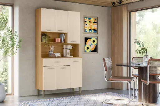 [100600] ALACENA JURI  / FREIJO - SOFT 90 X 173 36.3 CM