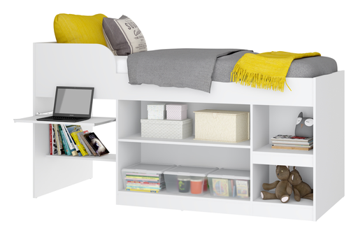 [141056] CAMA MULTIFUNCIONAL CJ BLANCO BRILLO FR BLANCO BRILLO